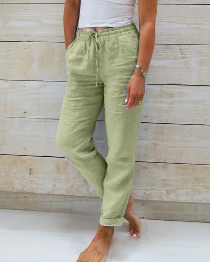 Aurora | Pantalones Relajados con Cordón