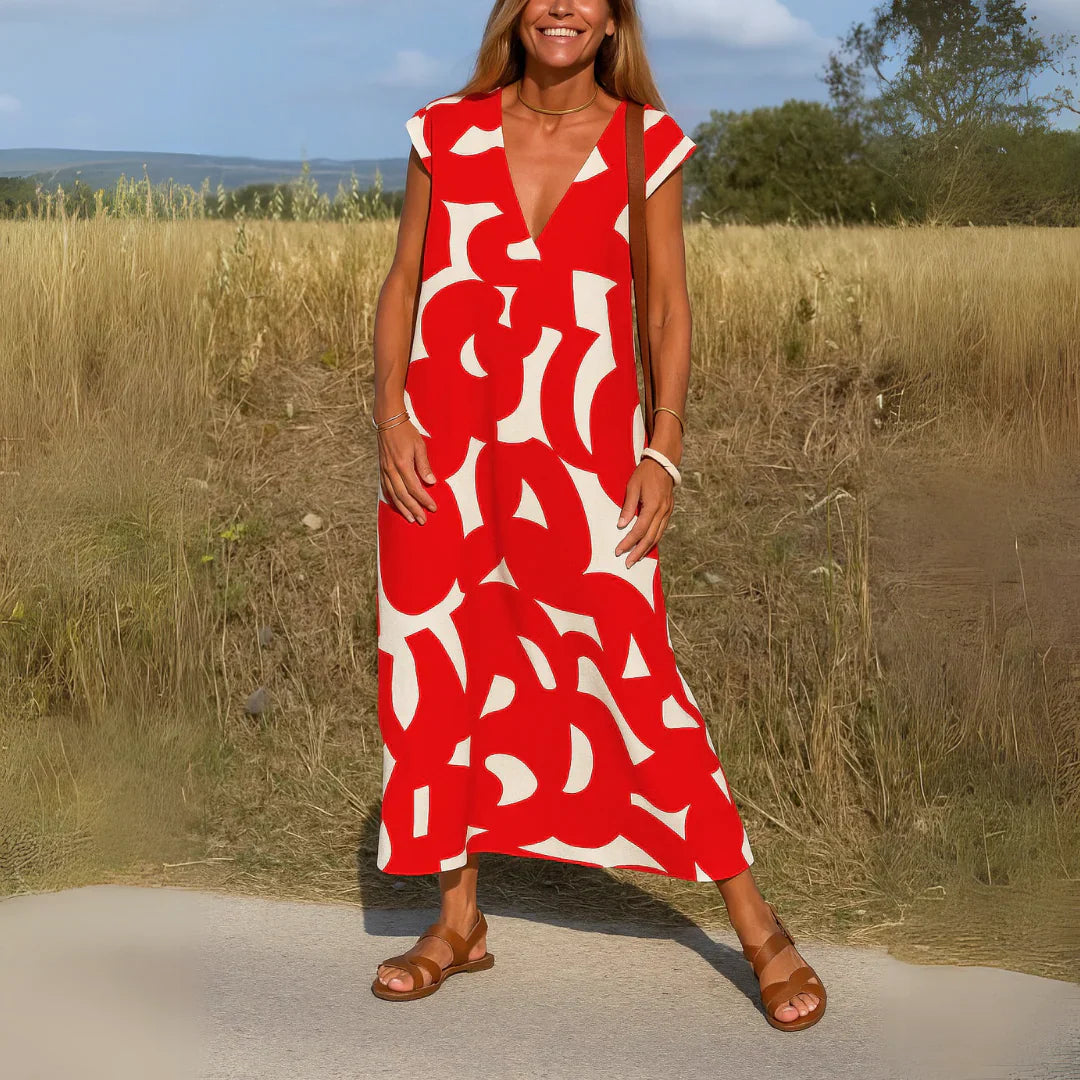 Tatiana™ | Vestido Maxi con Detalles de Corte