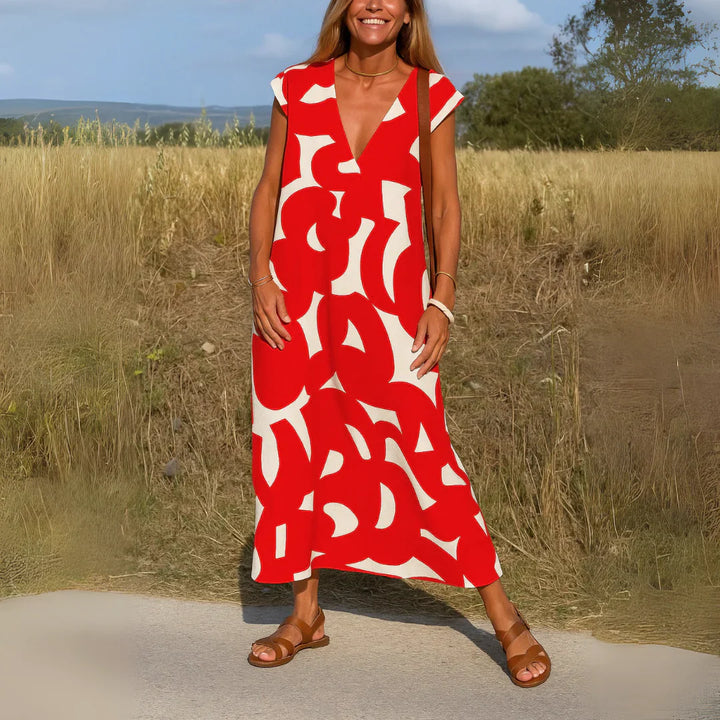 Tatiana™ | Vestido Maxi con Detalles de Corte