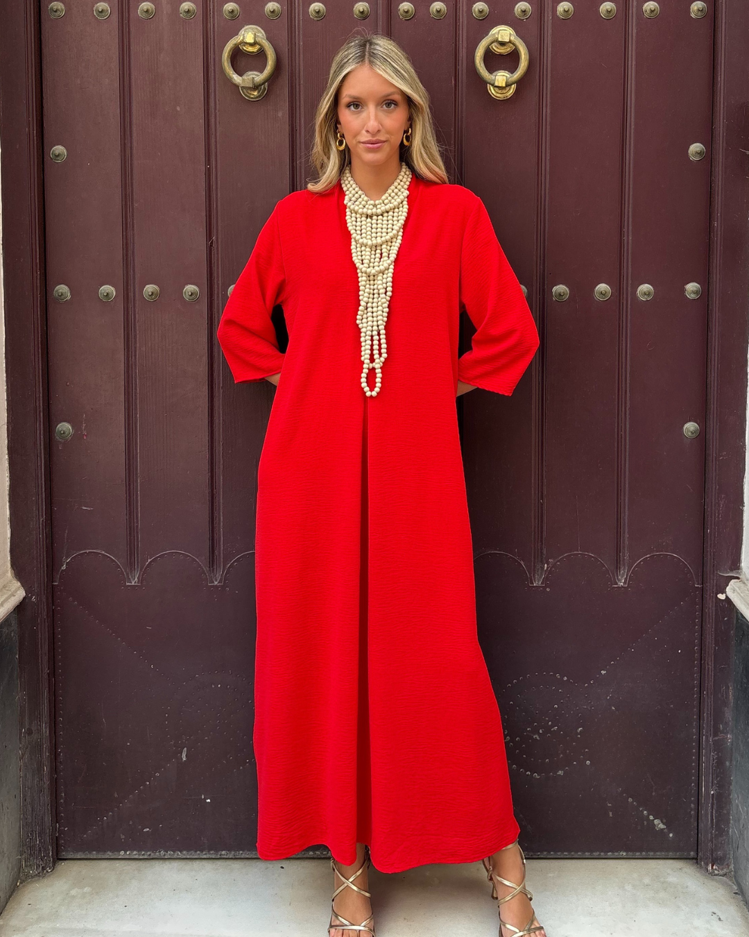 Vestido Laura rojo