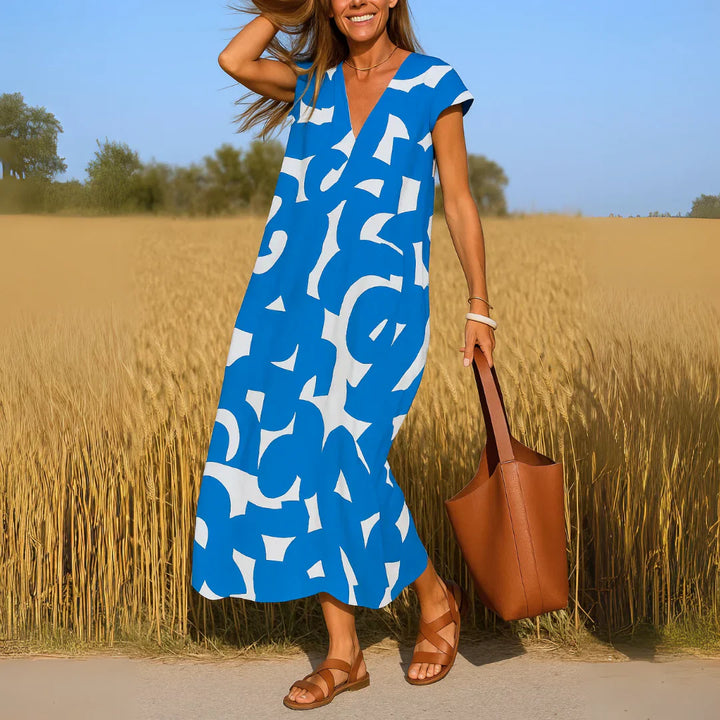 Tatiana™ | Vestido Maxi con Detalles de Corte