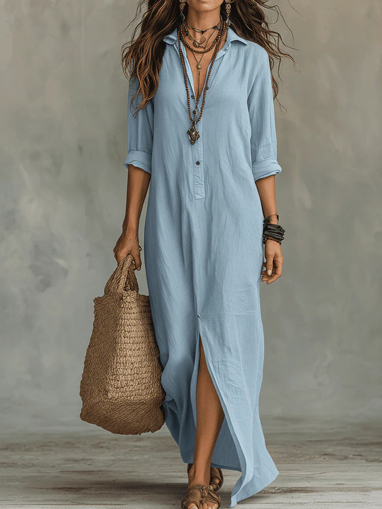WILLOW | Vestido Maxi Sin Esfuerzo
