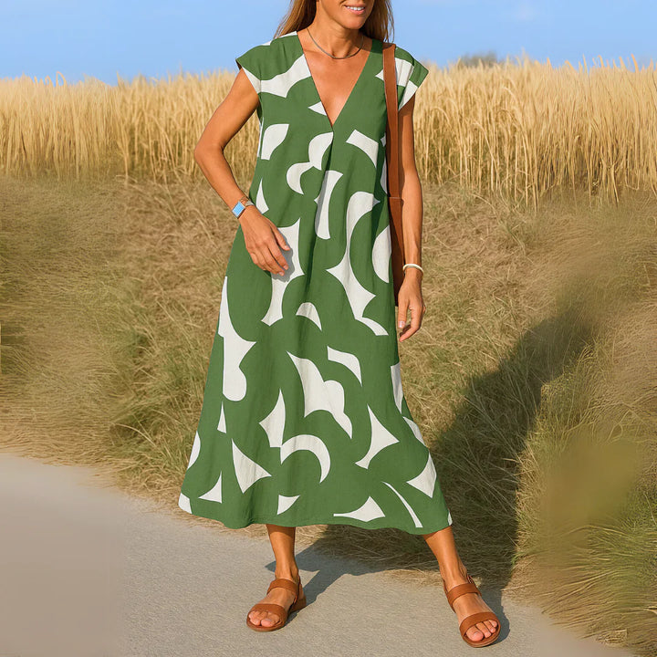 Tatiana™ | Vestido Maxi con Detalles de Corte