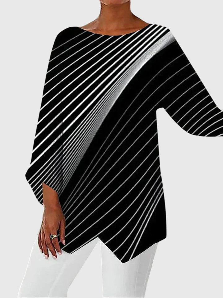 Alayah™ | Top Elegante de Cuello Redondo