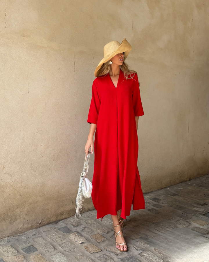 Vestido Laura rojo