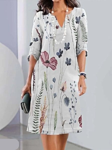 Scarlett | Vestido Floral en Capas