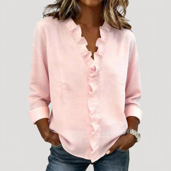 CRISTINE – RUFFLED BLOUSE