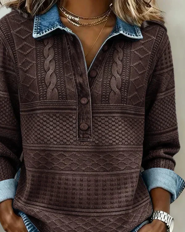 Riley | Top con Cuello Elegante