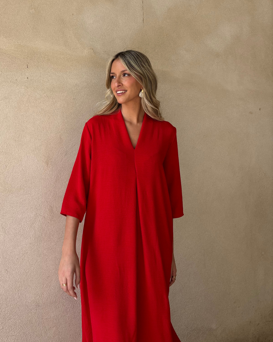 Vestido Laura rojo