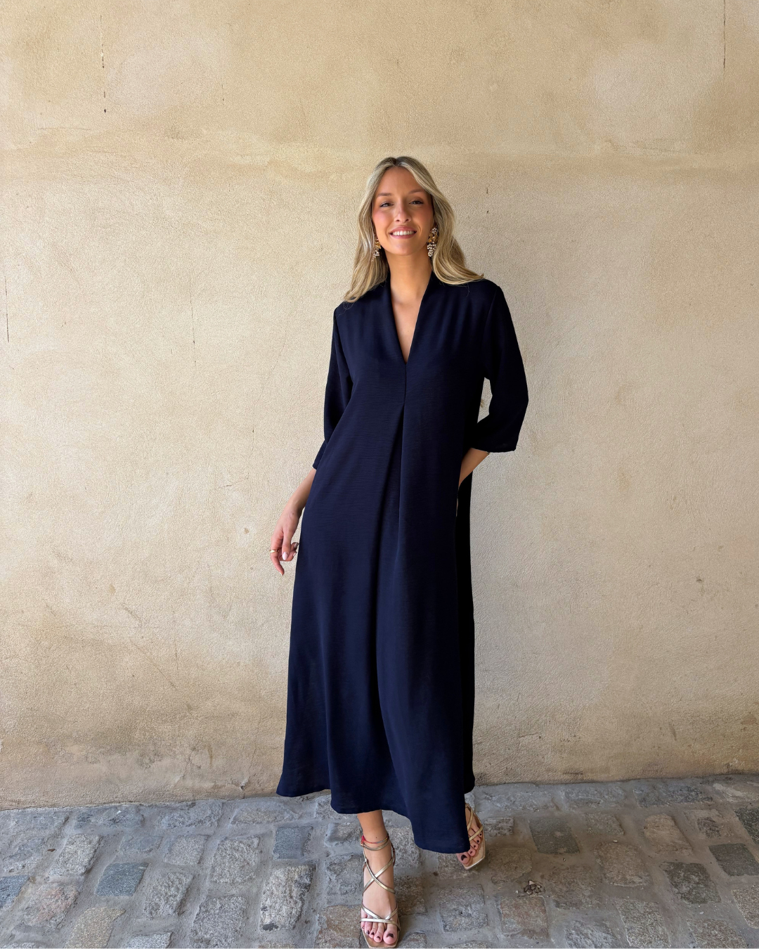 Vestido Laura marino