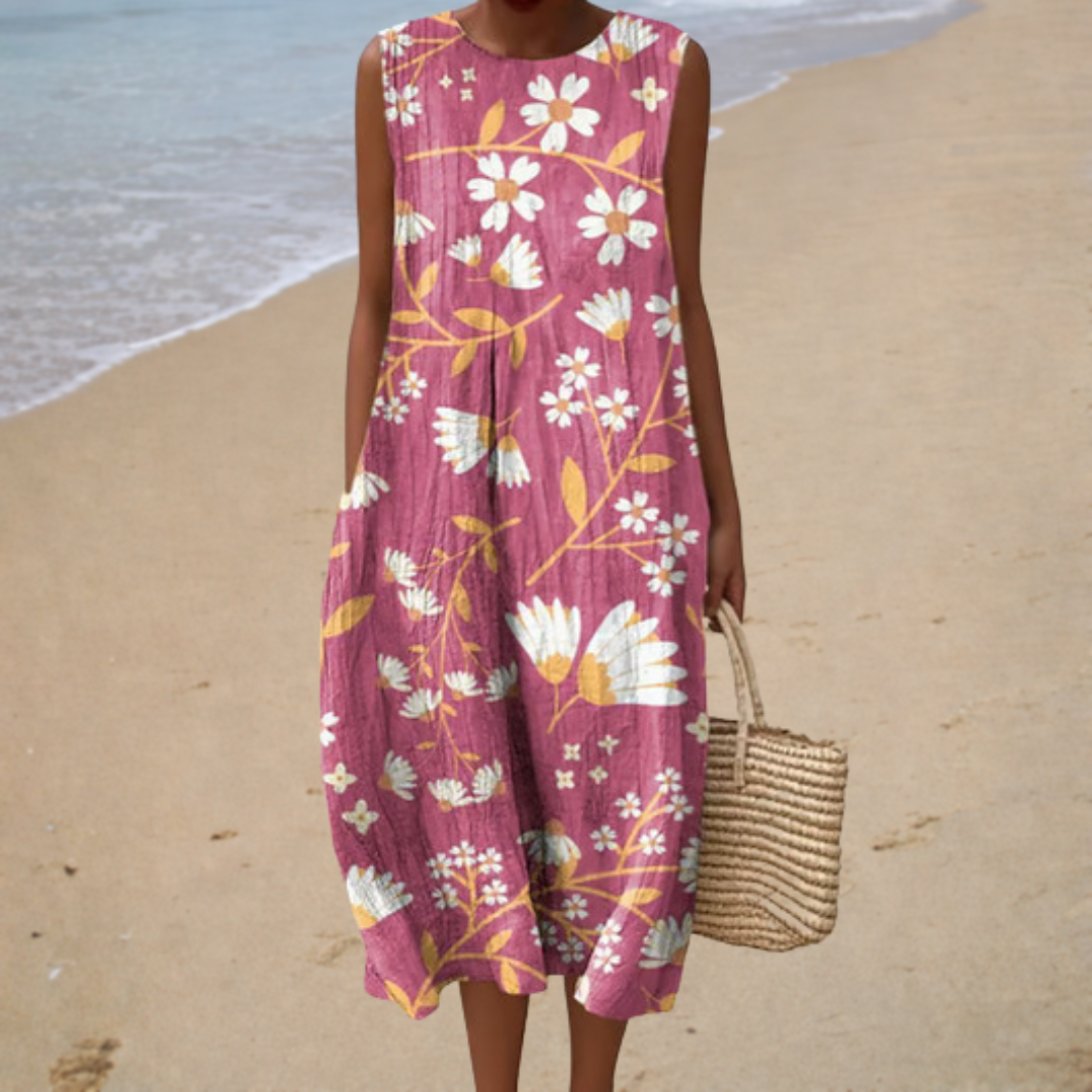Vestido de Verano Confortable Sin Mangas