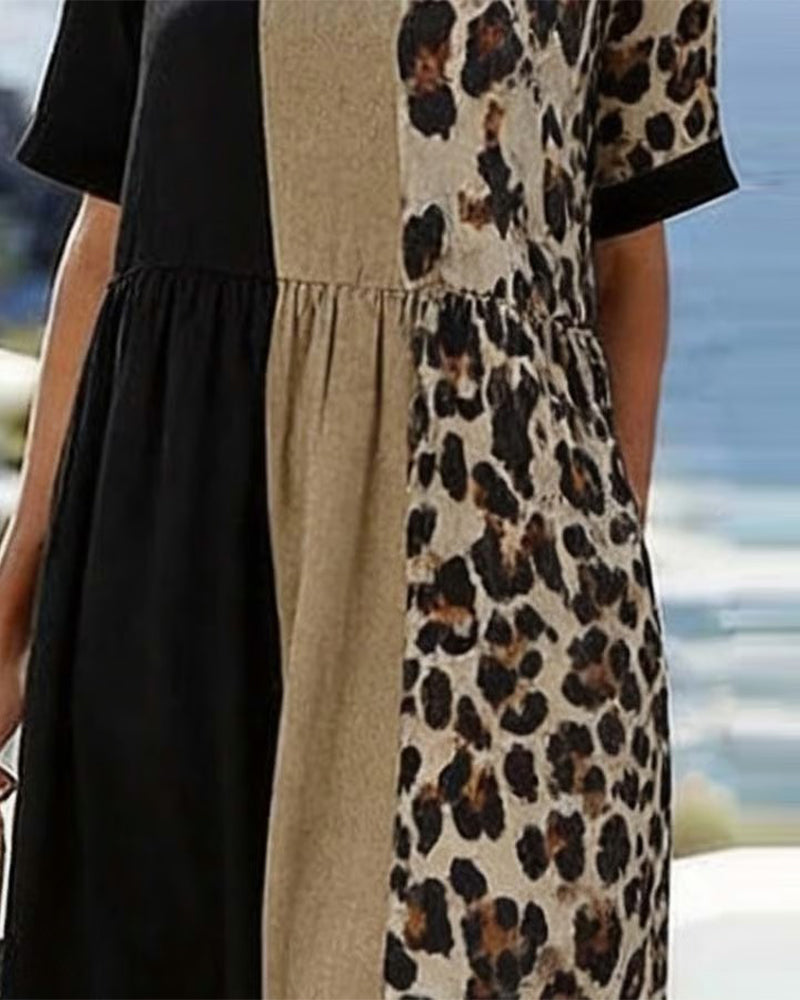 sofía | Vestido midi floral suelto y ligero