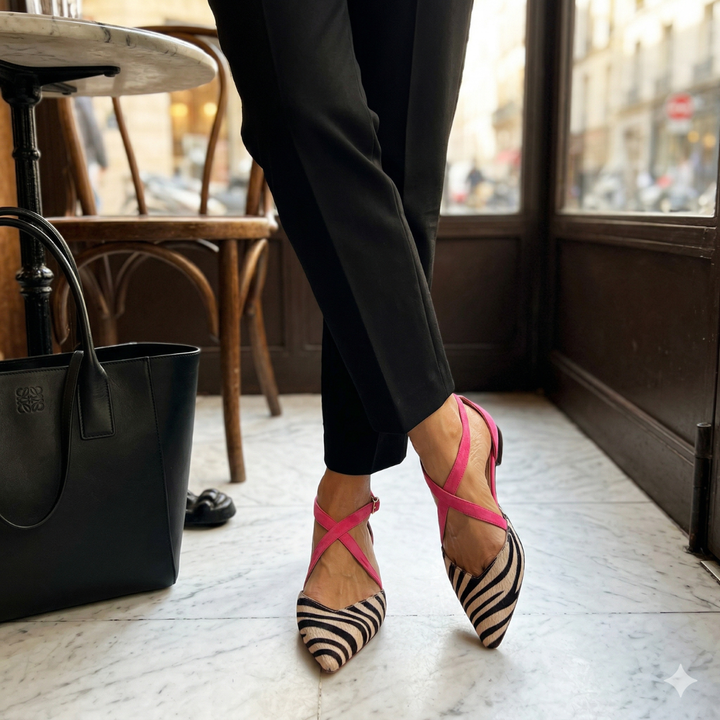 Fern | Bailarinas elegantes con tiras cruzadas