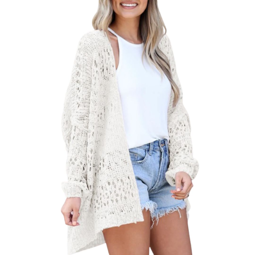 NAOMI | Cárdigan Boho de Verano Oversized Ligero