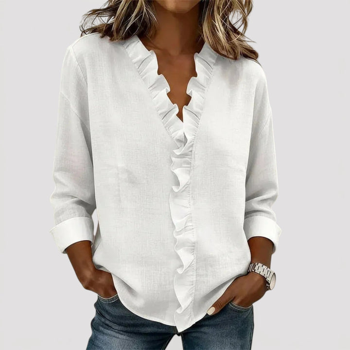 CRISTINE – RUFFLED BLOUSE