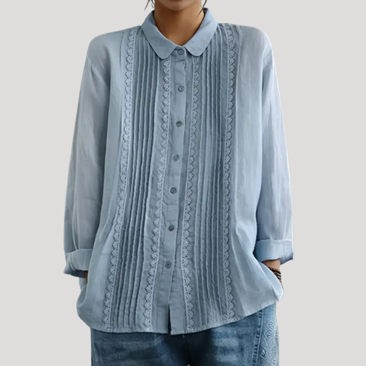PAM – CAMISA CON DETALLES DE ENCAJE