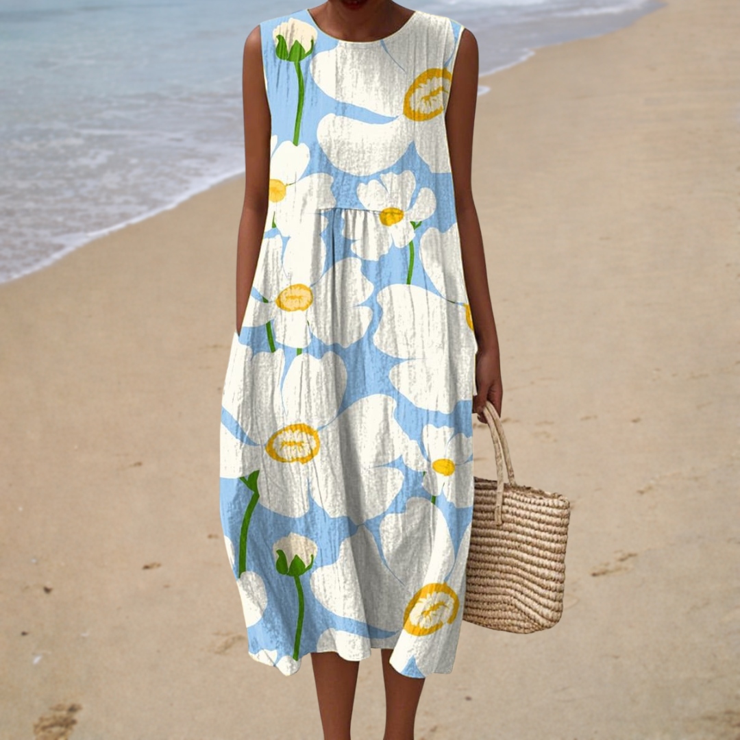 Vestido de Verano Confortable Sin Mangas