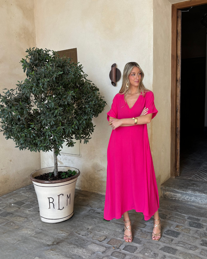 Vestido Telma rosa
