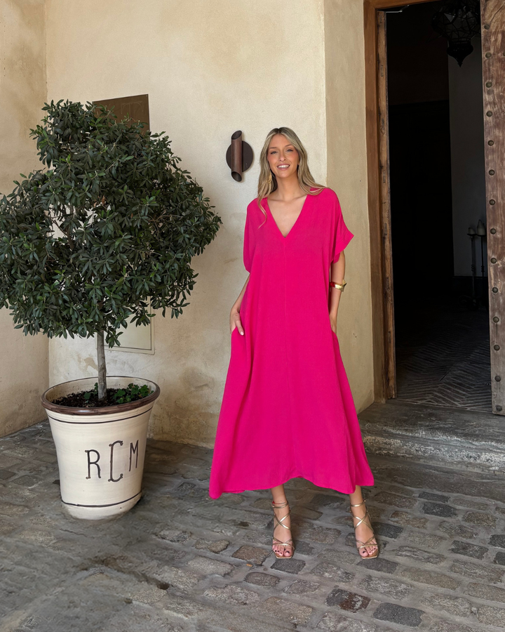 Vestido Telma rosa
