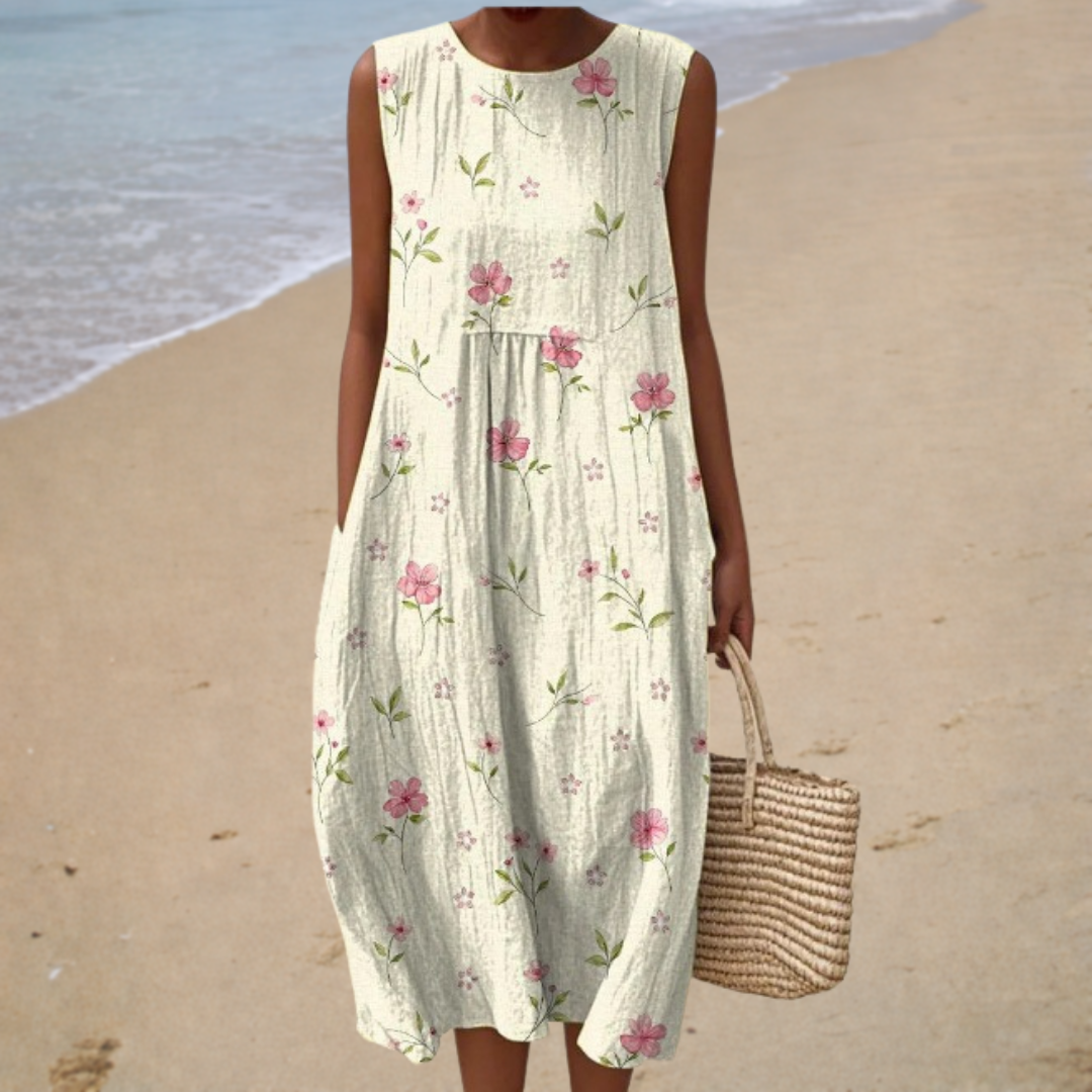 Vestido de Verano Confortable Sin Mangas