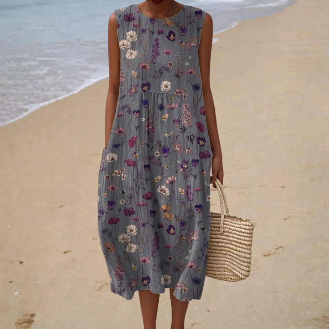 Vestido de Verano Confortable Sin Mangas