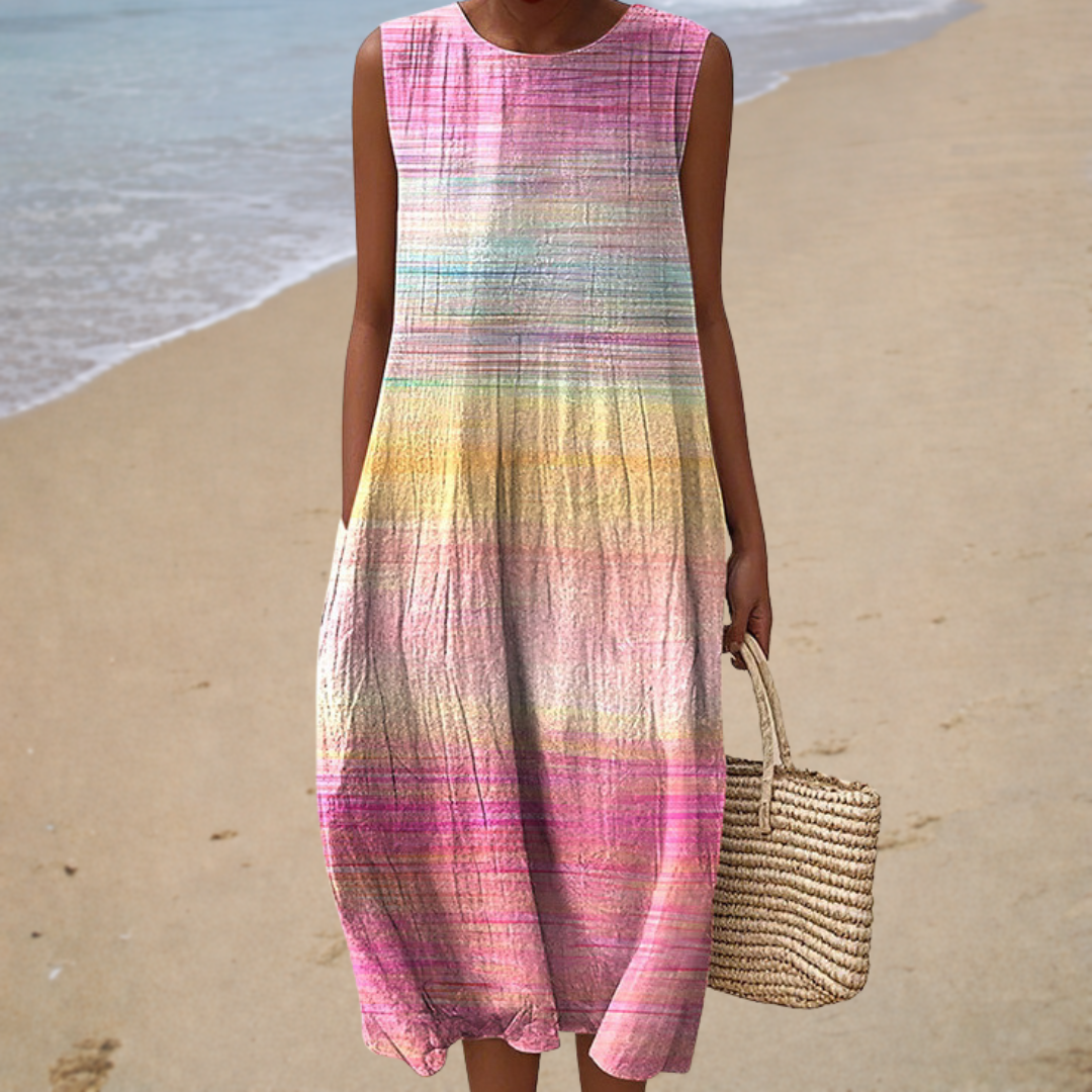 Vestido de Verano Confortable Sin Mangas