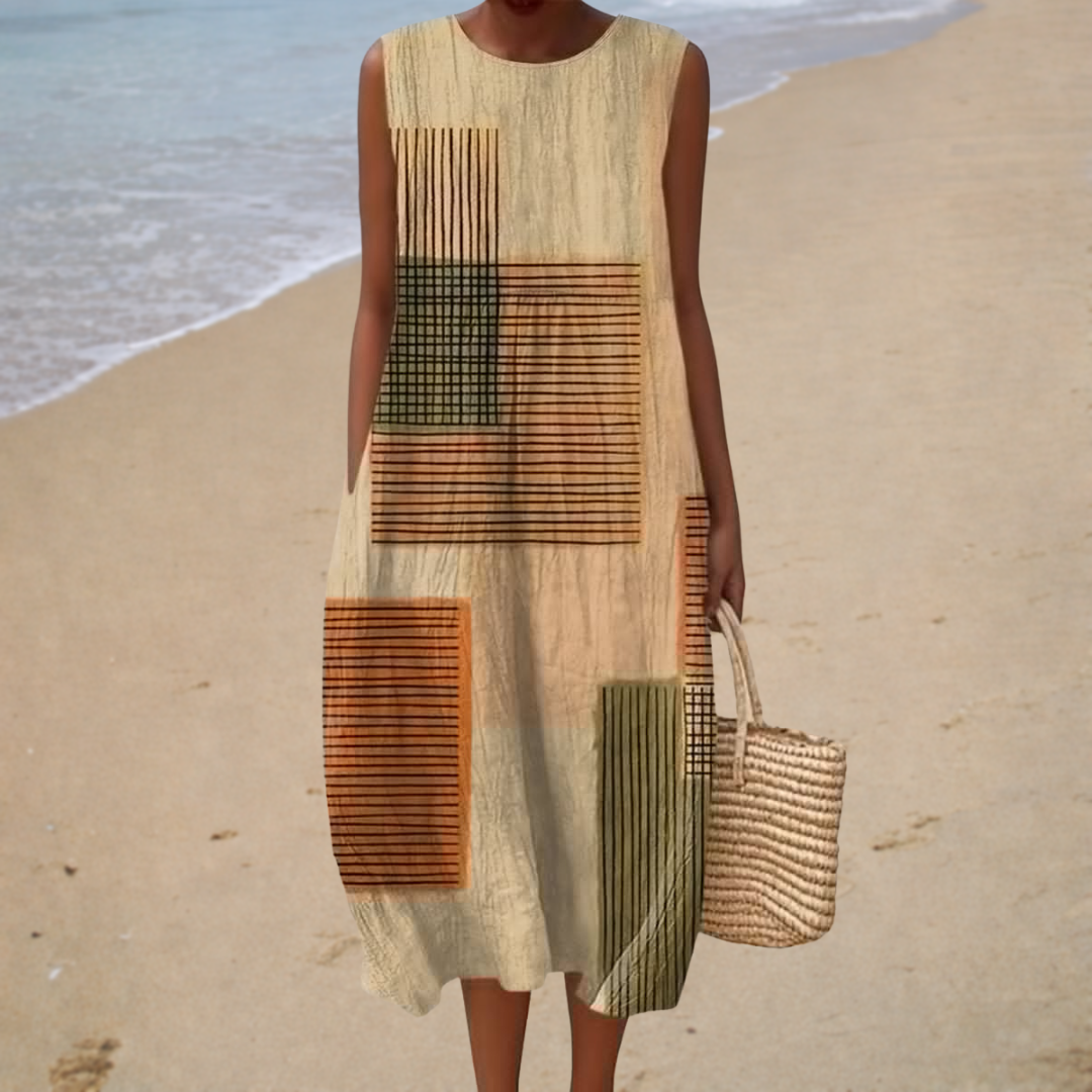 Vestido de Verano Confortable Sin Mangas