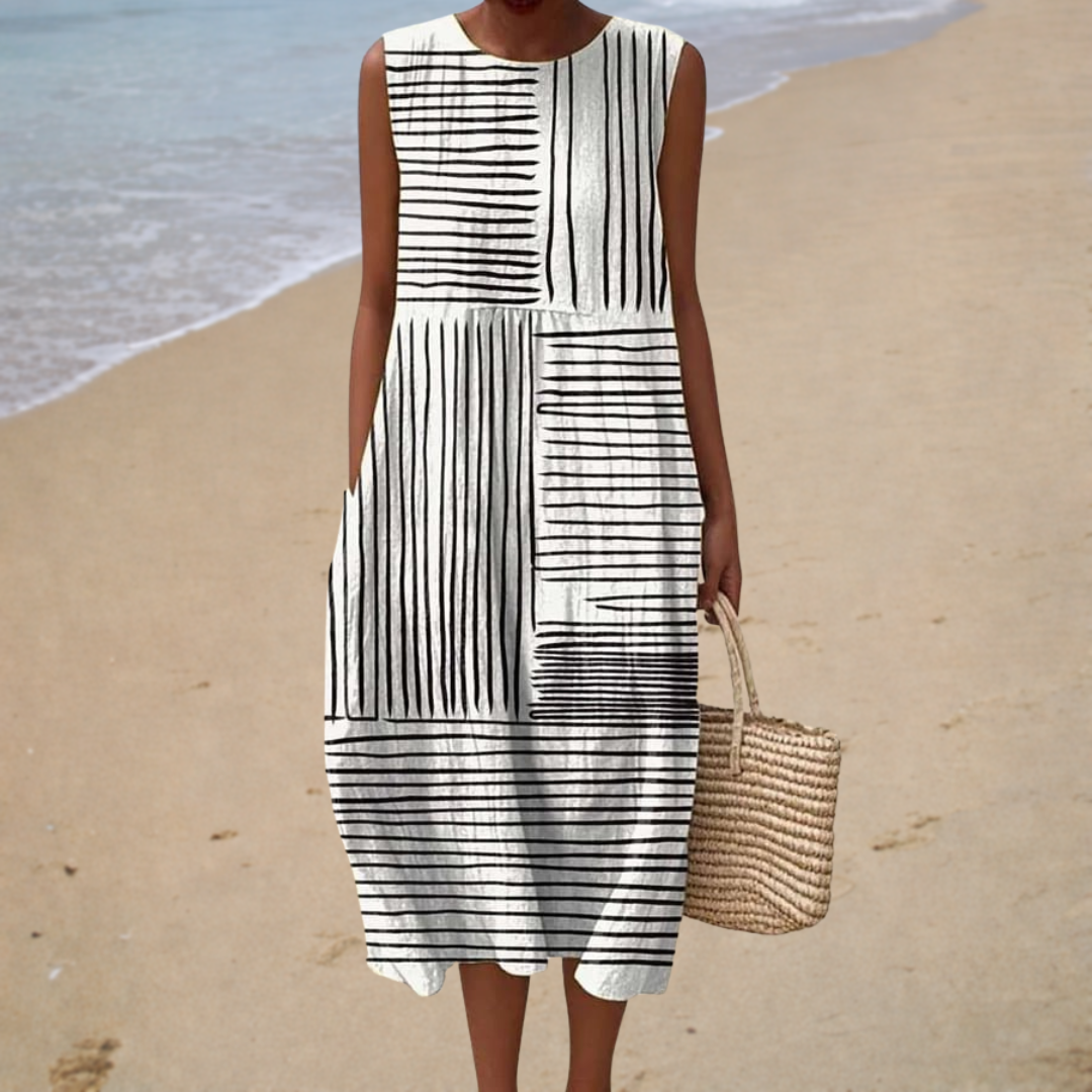 Vestido de Verano Confortable Sin Mangas