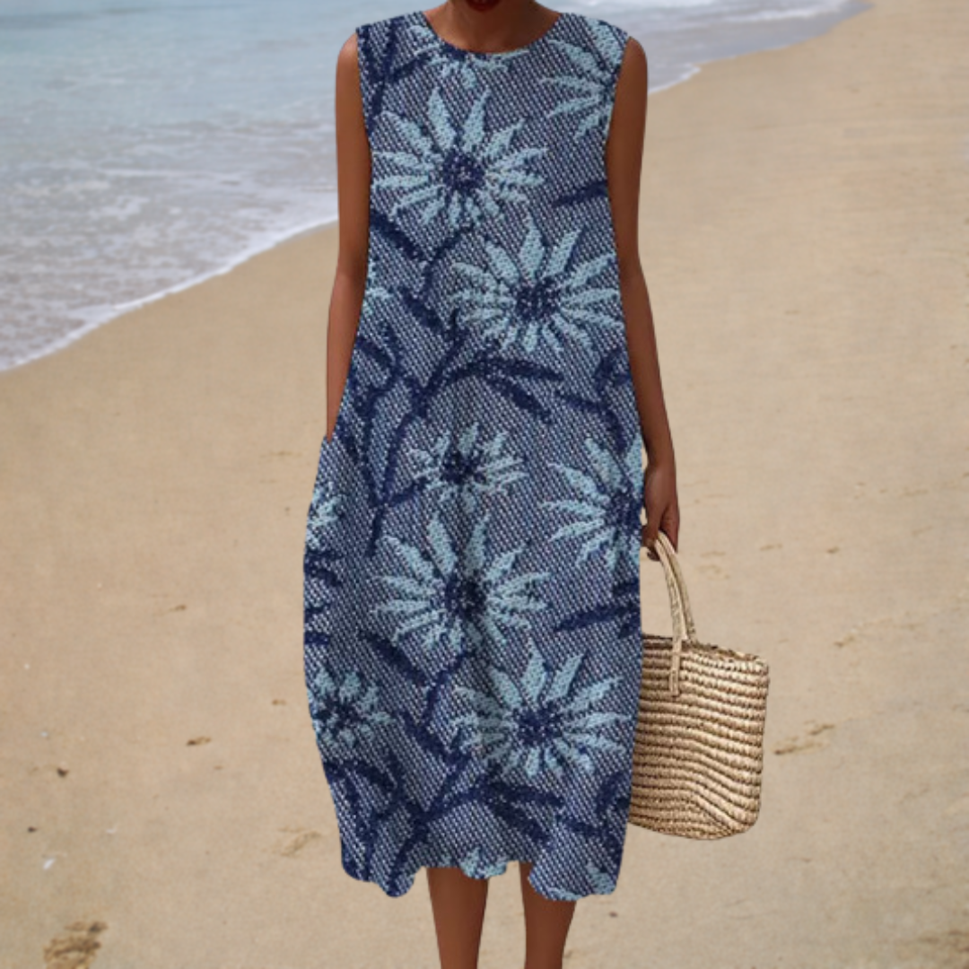 Vestido de Verano Confortable Sin Mangas