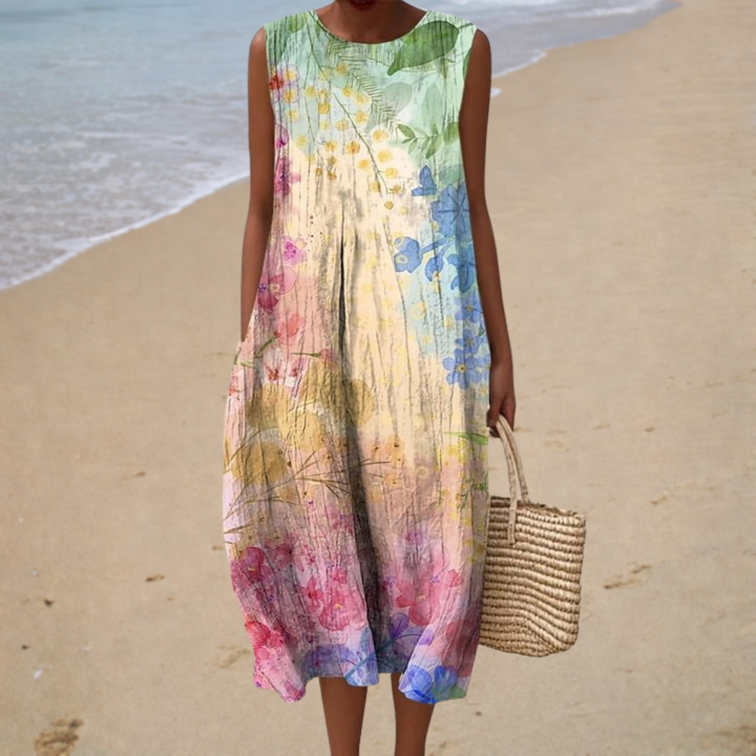 Vestido de Verano Confortable Sin Mangas
