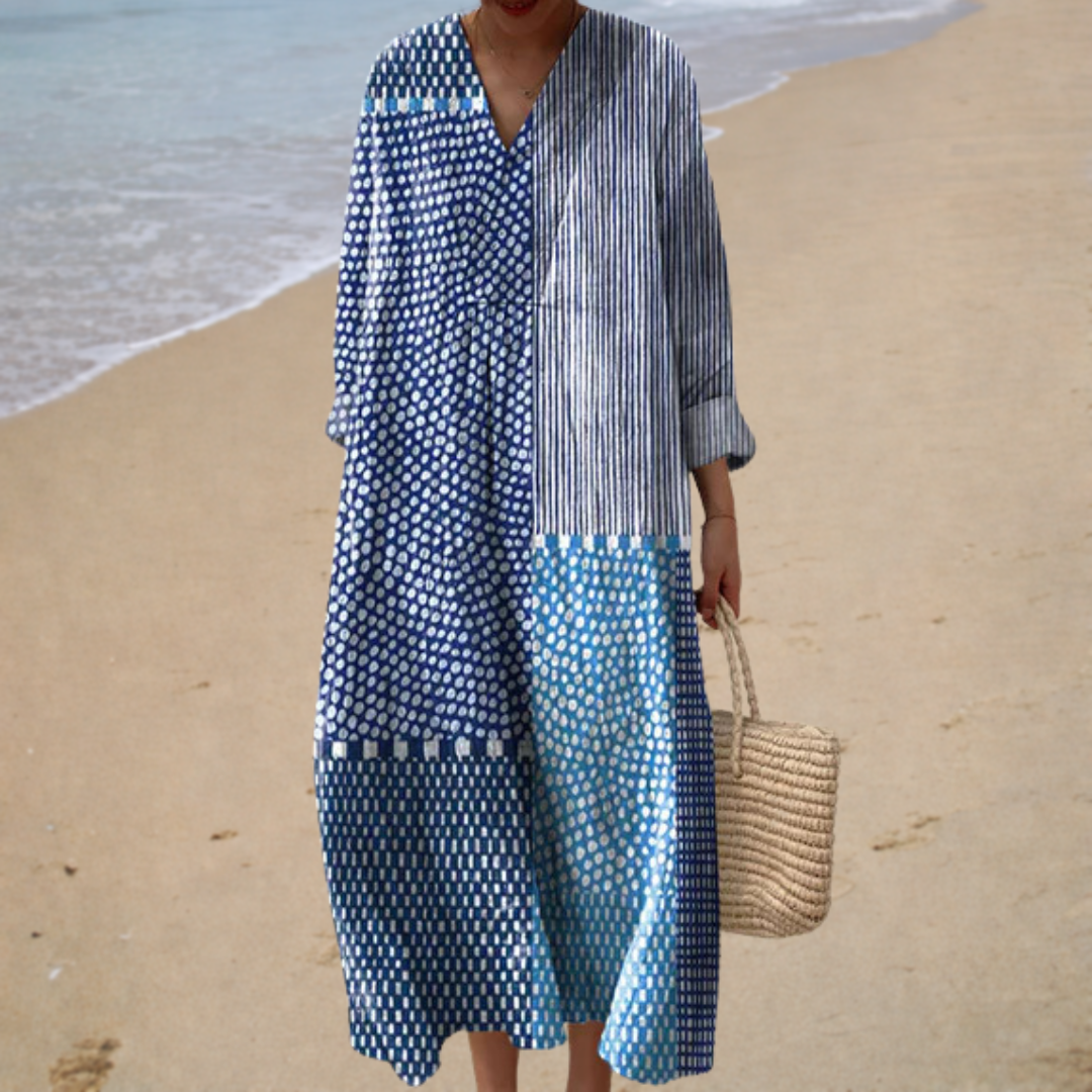 Vestido de Verano Estampado que Favorece