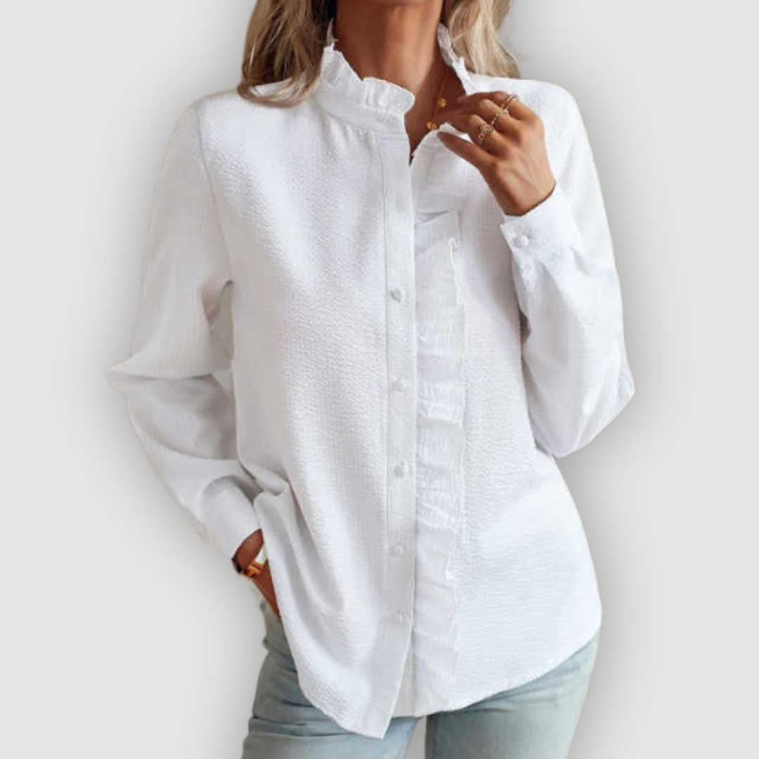 CLARA - RUFFLED BLOUSE