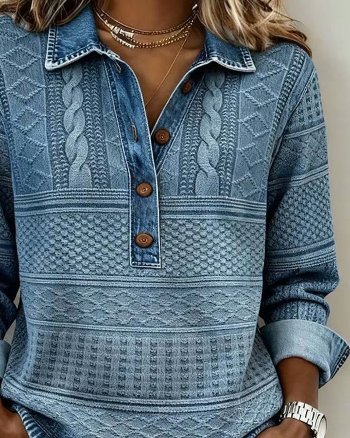 Olivia – Chaqueta con Cuello y Cierre de Botones