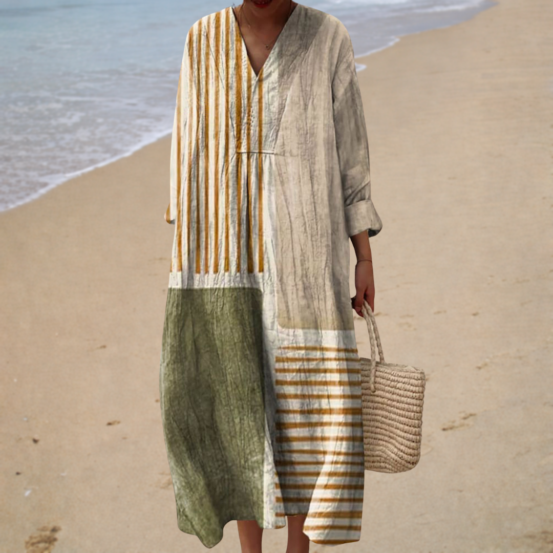 Vestido de Verano Estampado que Favorece