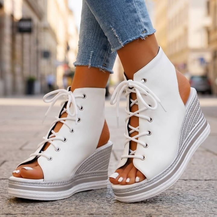 Emanuela | Sandalias de cuña elegantes