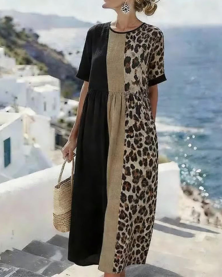 sofía | Vestido midi floral suelto y ligero