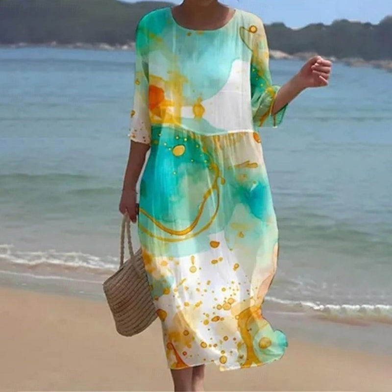 Sienna | Vestido de Flores al Atardecer