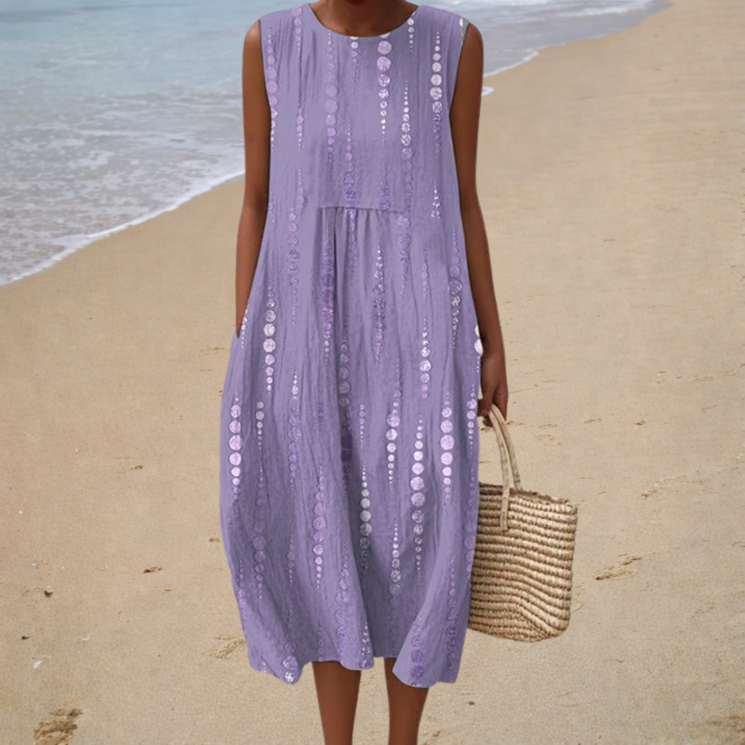 Vestido de Verano Confortable Sin Mangas