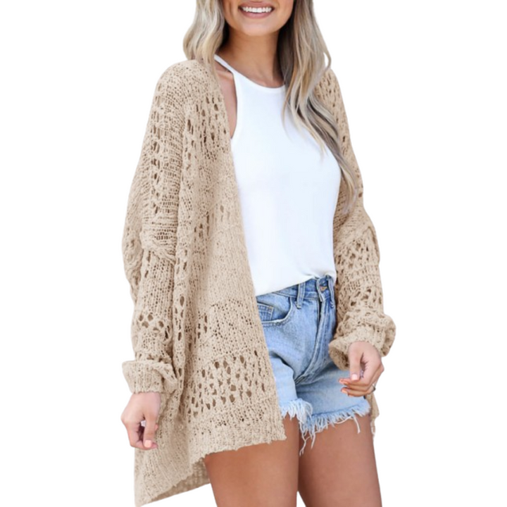 NAOMI | Cárdigan Boho de Verano Oversized Ligero