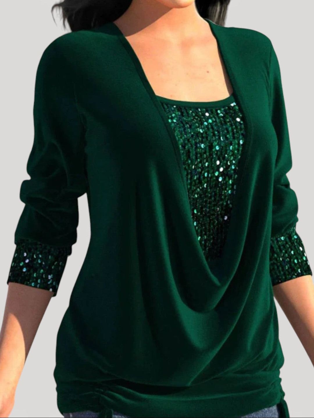 PHYLLIS – TOP DRAPEADO ELEGANTE