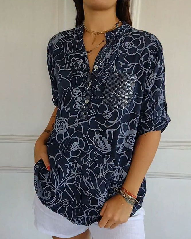 Avery | Blusa Elegante con Bolsillo