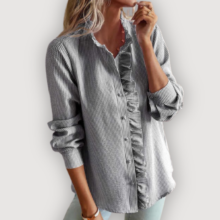 CLARA - RUFFLED BLOUSE