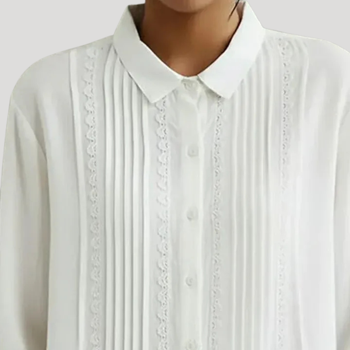 PAM – CAMISA CON DETALLES DE ENCAJE