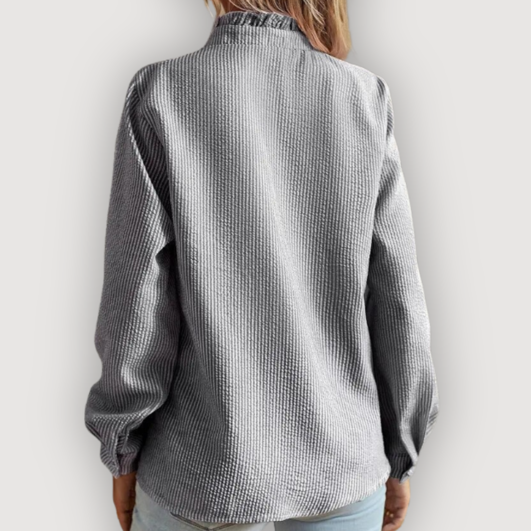 CLARA - RUFFLED BLOUSE