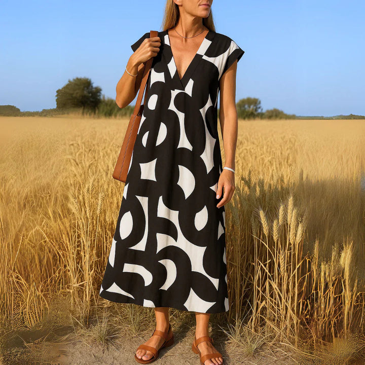 Tatiana™ | Vestido Maxi con Detalles de Corte