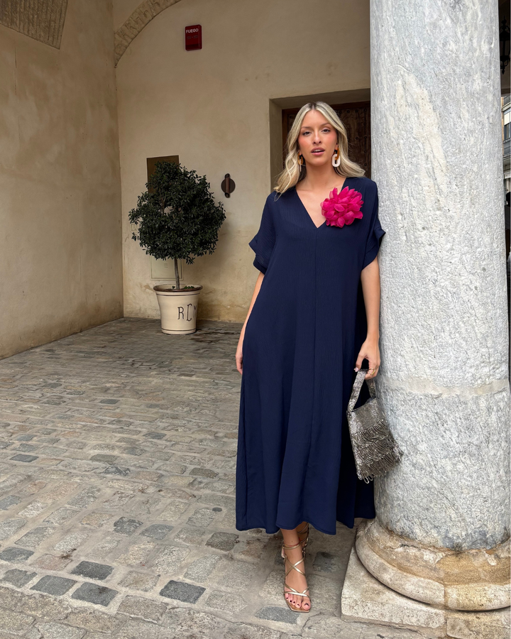 Vestido Telma marino