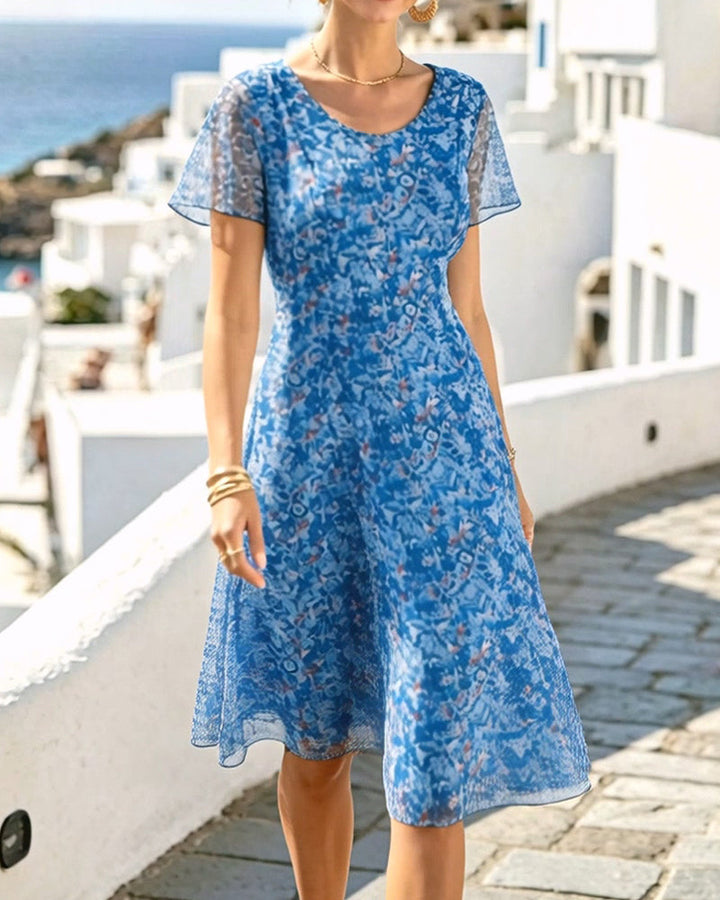 Ana | Vestido midi floral suelto y ligero