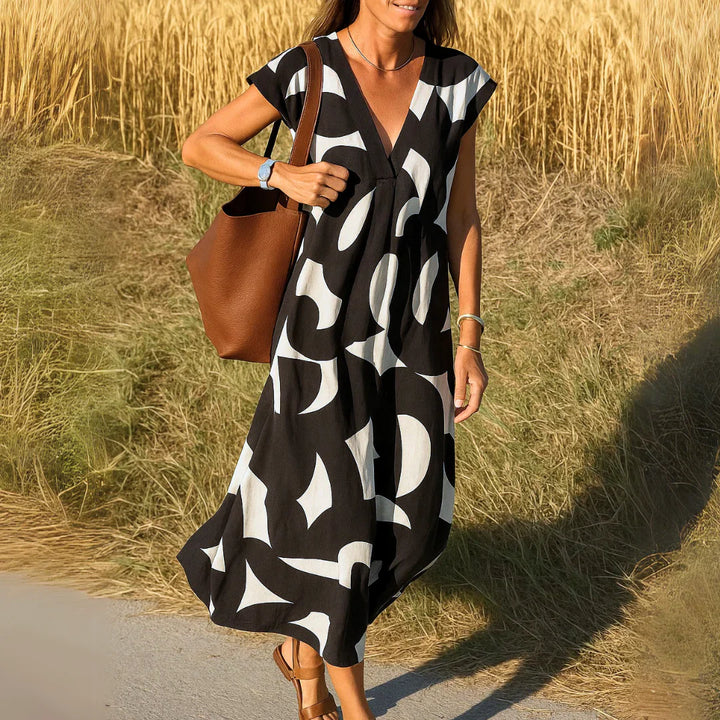 Tatiana™ | Vestido Maxi con Detalles de Corte