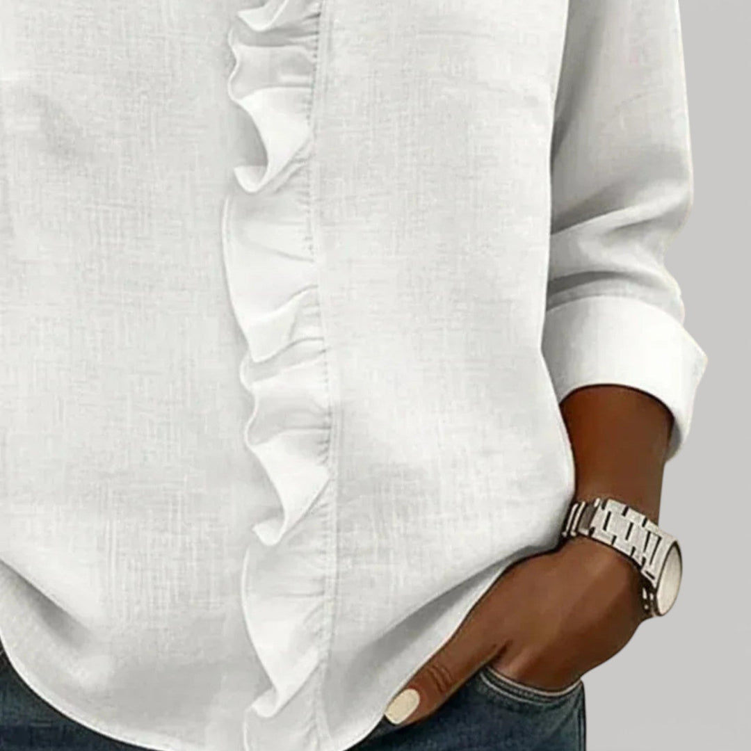 CRISTINE – RUFFLED BLOUSE