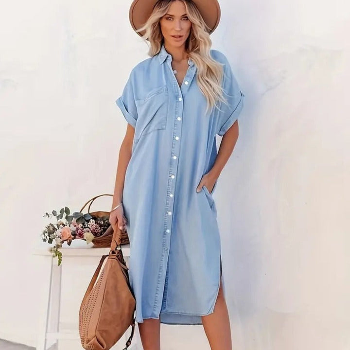 SAVANNAH | Camisa-vestido con Bolsillos